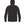 All black hoody with a dark grey patch on the front left side that says Aftco on it.