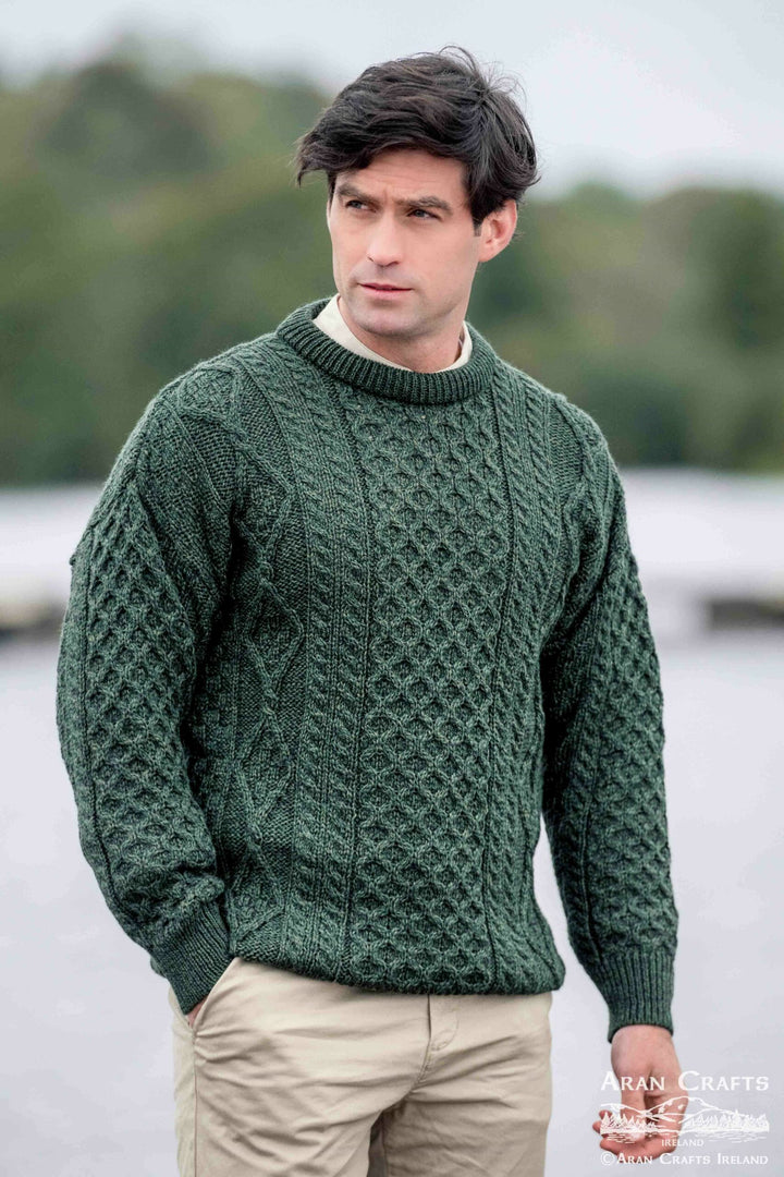 Aran Crafts UnisexSupersoft Crew Neck Sweater (C5501)
