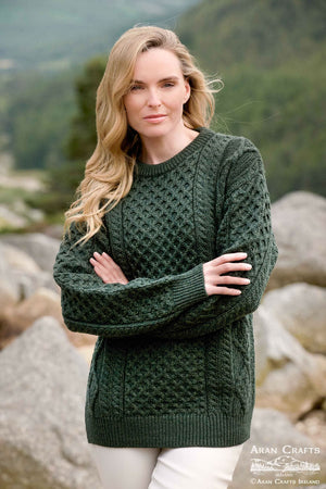 Aran Crafts UnisexSupersoft Crew Neck Sweater (C5501)
