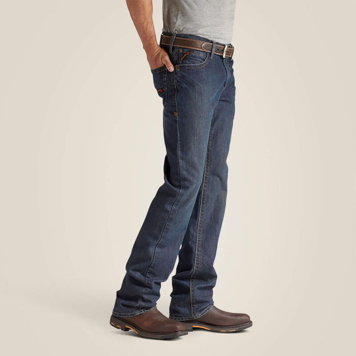 Ariat Men's FR M4 Relaxed basic Boot Cut Jeans (10012555)