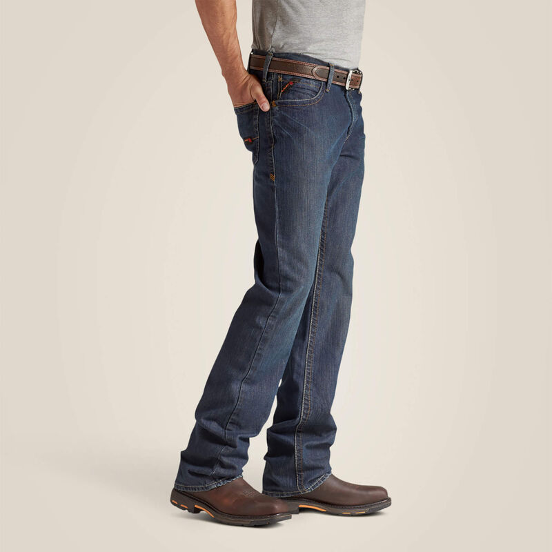 Ariat Men's FR M4 Relaxed basic Boot Cut Jeans (10012555)