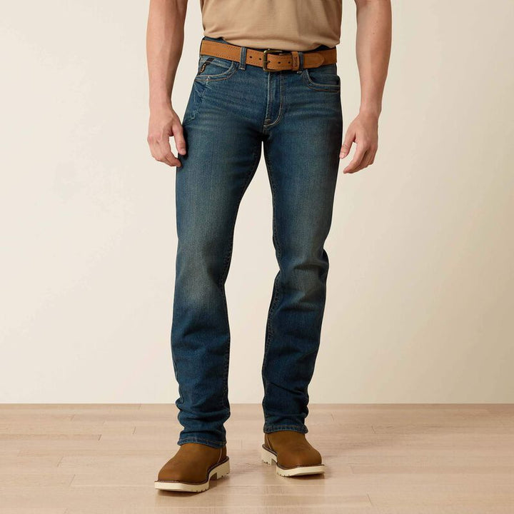 Ariat Men's Rebar M5 Straight DuraStretch Edge Stackable Straight Leg Jean (10016222)