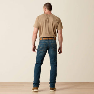 Ariat Men's Rebar M5 Straight DuraStretch Edge Stackable Straight Leg Jean (10016222)