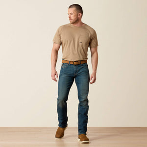 Ariat Men's Rebar M5 Straight DuraStretch Edge Stackable Straight Leg Jean (10016222)