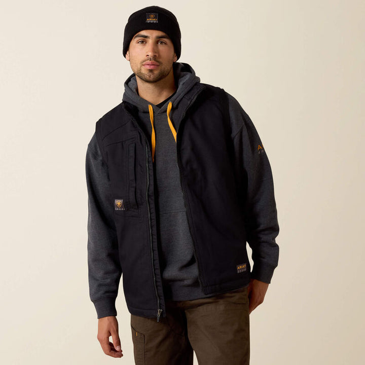 Ariat Men's Rebar Washed DuraCanvas Insulated Vest (10027867)