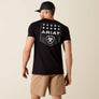 Ariat Men's Stripe Patriotic Badge T-Shirt (10073966)