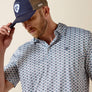 Ariat Men's All Over Print Polo