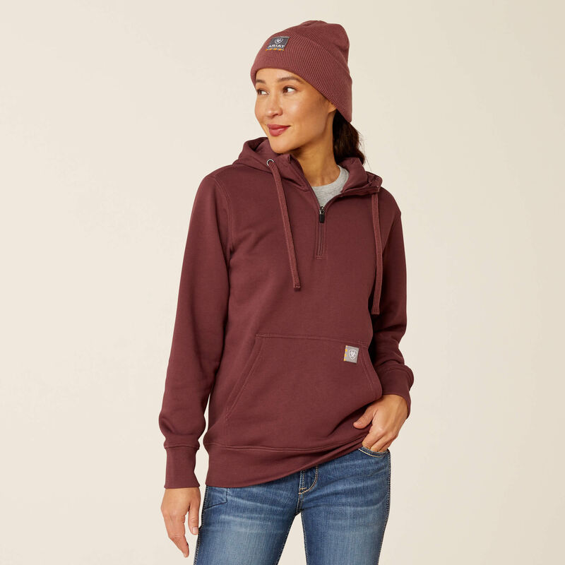 Ariat Women's Rebar Skill Set 1/2 Zip Hoodie (10052845)