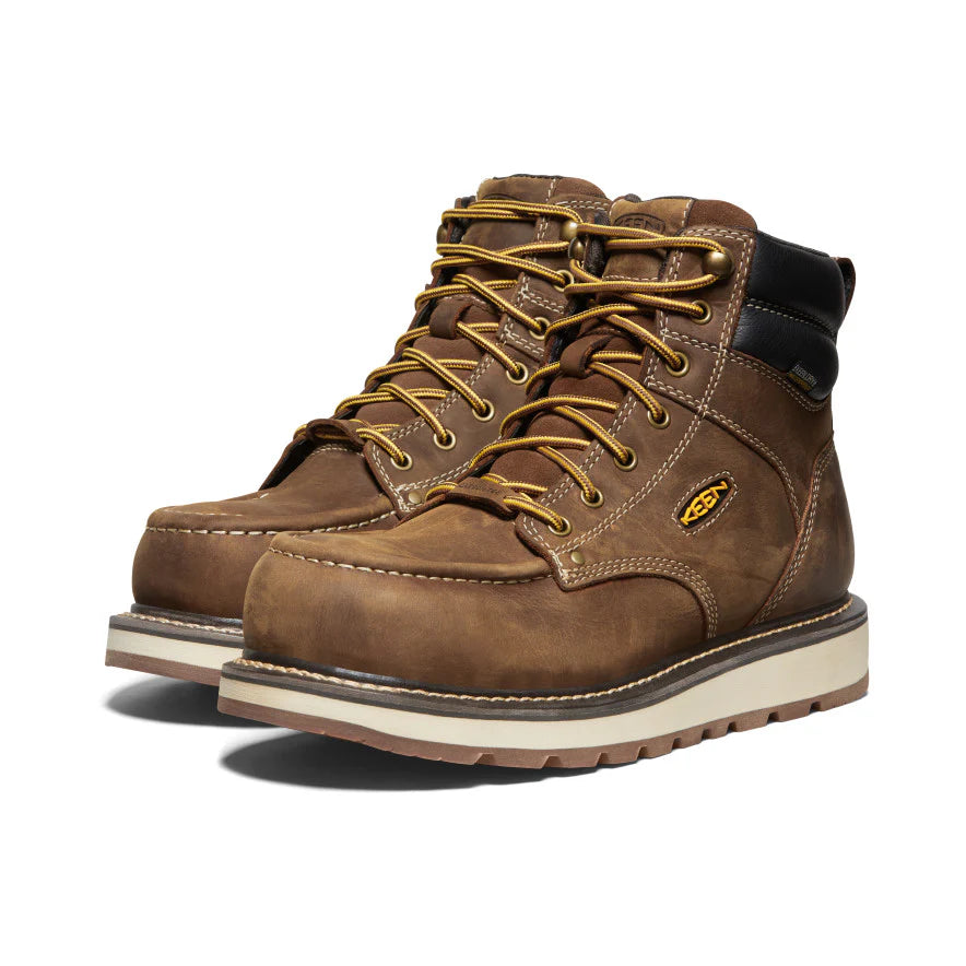 Keen Men's Cincinnati 90 Degree 6" WP Safety Toe Boots (1027663)