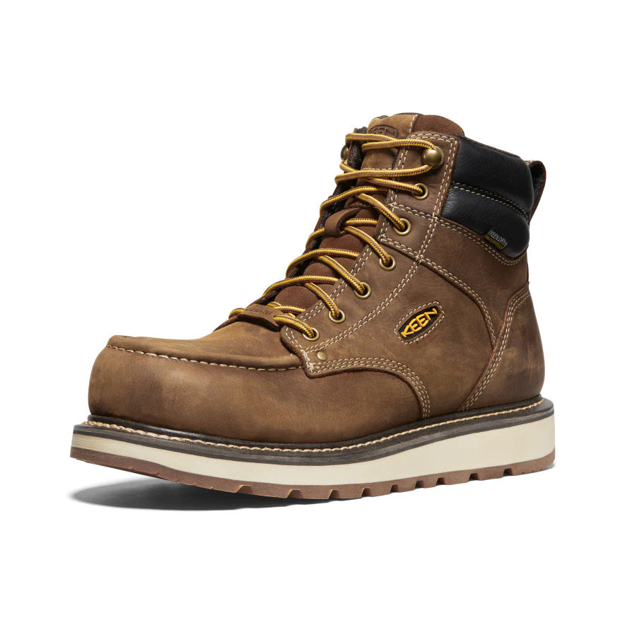 Keen Men's Cincinnati 90 Degree 6" WP Safety Toe Boots (1027663)