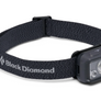 Black Headlamp that is against a white background.
