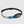 Blue headlamp with a black head strap against a white background.