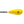 Yellow paddle that has black brand logo on one side that says Bending Branches.