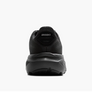 Black running shoe with 'Brooks' branding on a white background