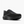 Black running shoe on a white background