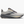 Gray running shoe with visible 'Brooks' branding on a white background