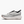Light grey running shoe with black accents on a white background