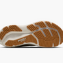 Close-up of a running shoe sole with 'Brooks' branding on a white background