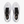 White and black running shoes with the brooks logo on a white background