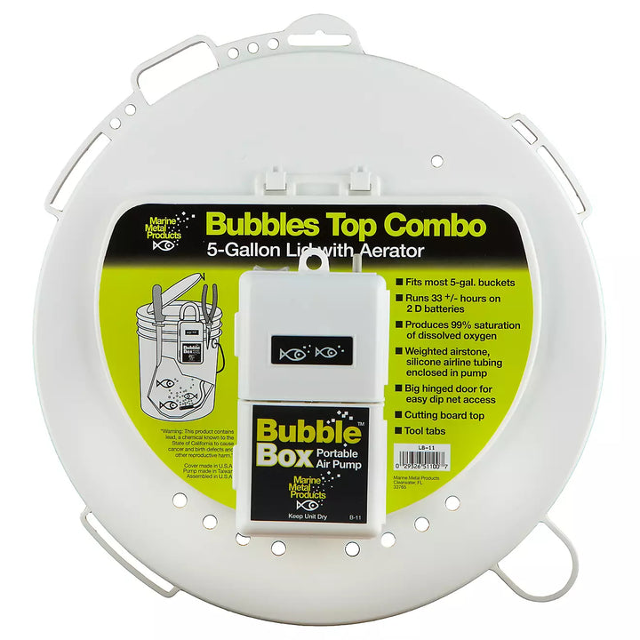 Bubble Box Bucket Lid with air pump
