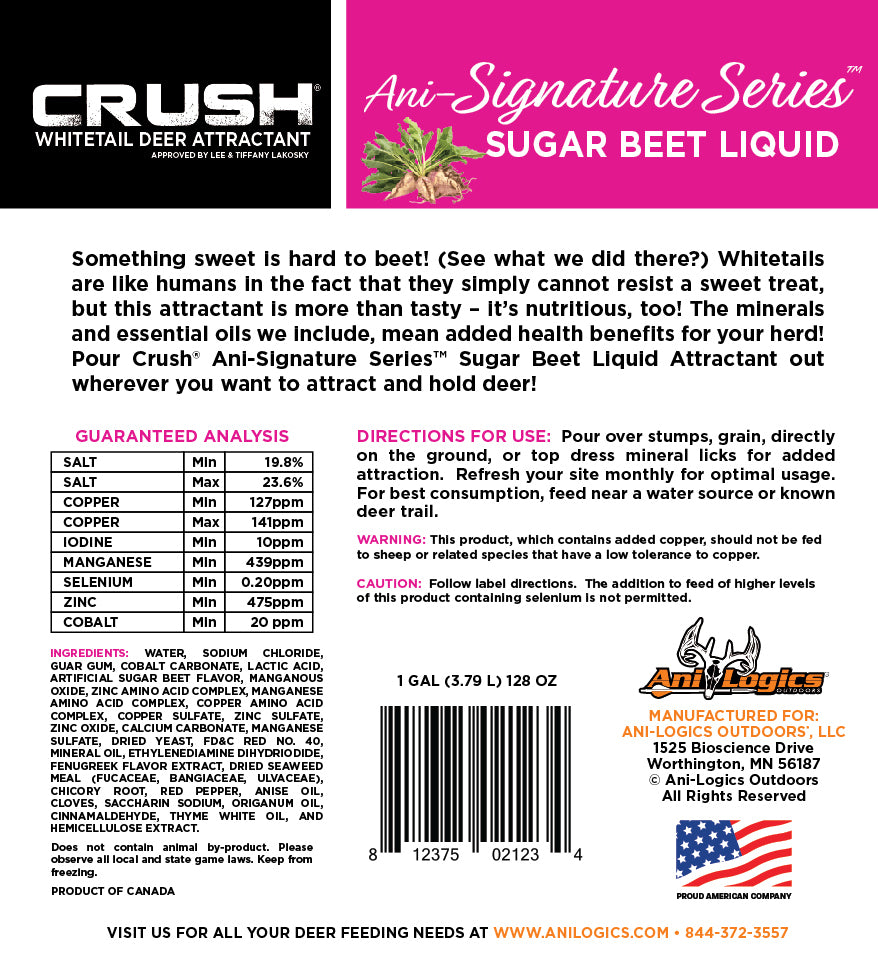 CRUSH Sugar Beet Liquid-1 Gal-4pk