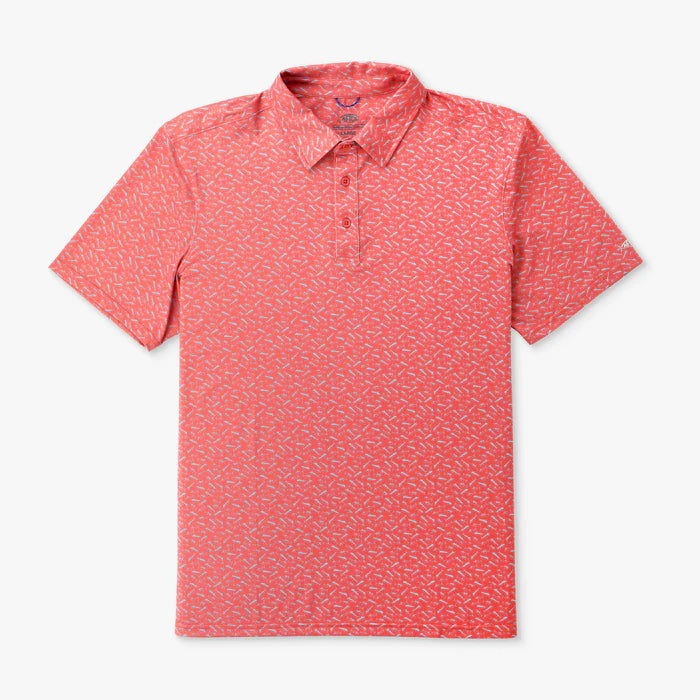 Aftco Men's Cypress Printed Polo (M64225)