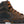 Orange and brown work boot with logo on the side