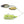Spinnerbait with two blades and a skirt on a white background