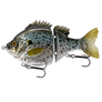 Fishing lure shaped like a fish on a white background