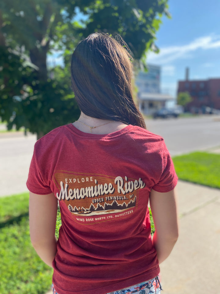 Wind Rose North Women's Menominee River Special Blend Tee Shirt