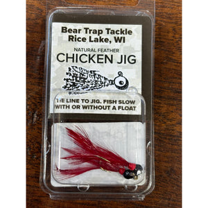 bear on a fishing line hook Bear Trap Tackle Chicken Jigs – Wind Rose North Ltd. Outfitters