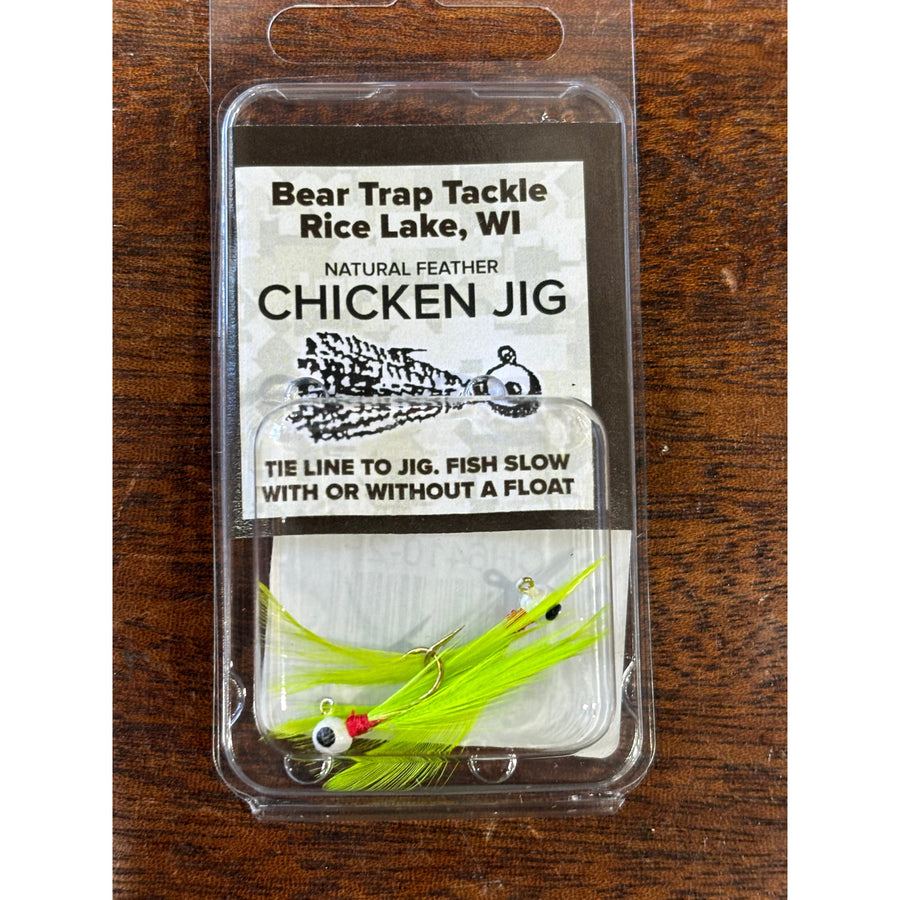 chicken on a chain fishing lure Bear Trap Tackle Chicken Jigs – Wind Rose North Ltd. Outfitters
