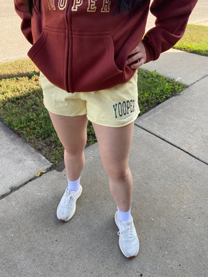 Women's Yooper Michigan Fleece Sweat Shorts