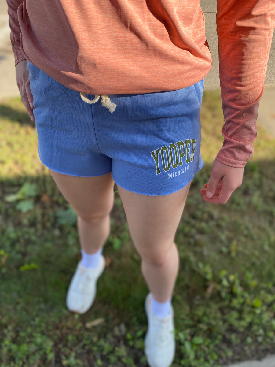 Women's Yooper Michigan Fleece Sweat Shorts