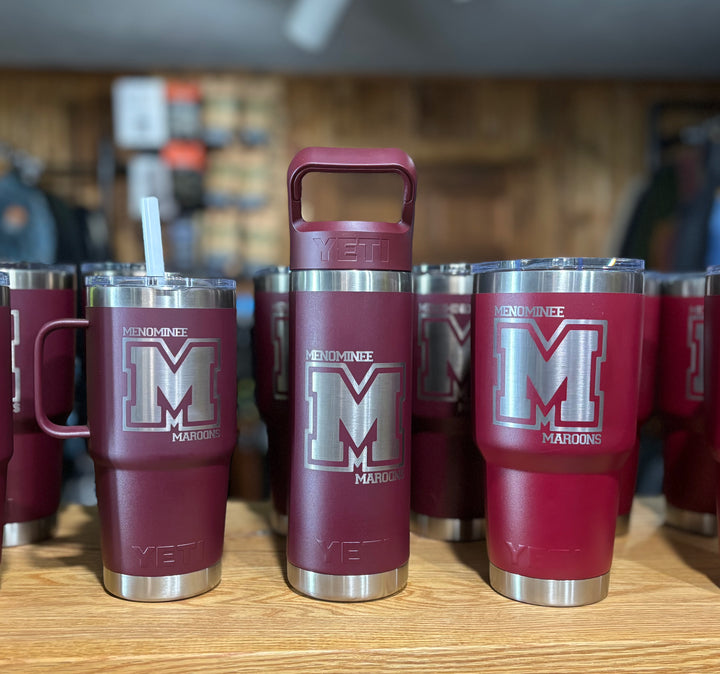 Yeti Menominee Maroons Drinkware