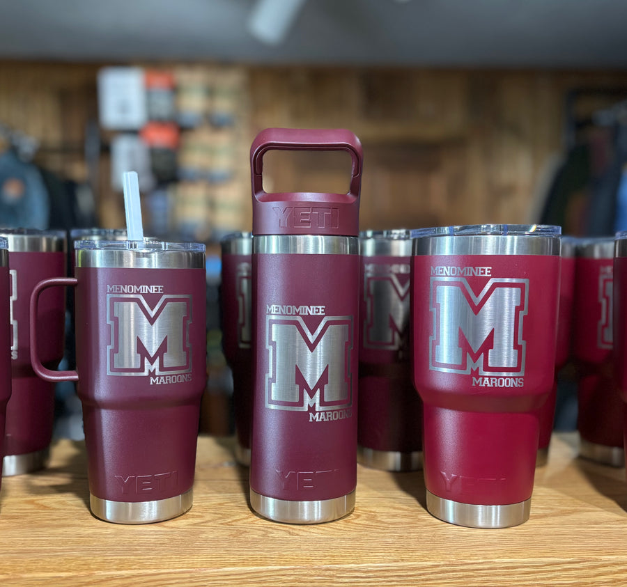Yeti Menominee Maroons Drinkware