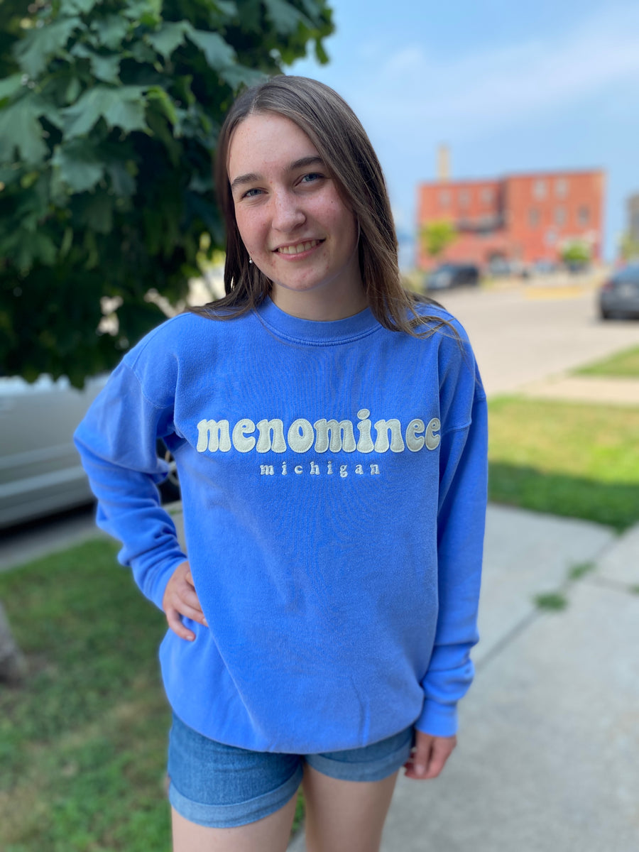 Menominee Michigan Crew Sweatshirt