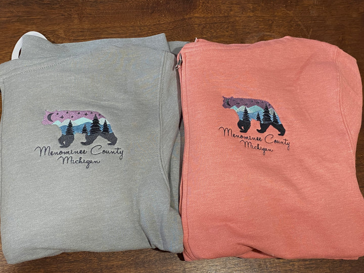 Menominee County Bear Laguna Full Zip Hoodie