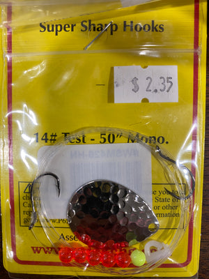 Quick Change Original 2 Hook Worm Harness