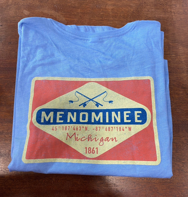 Wind Rose North Menominee Michigan T-Shirt