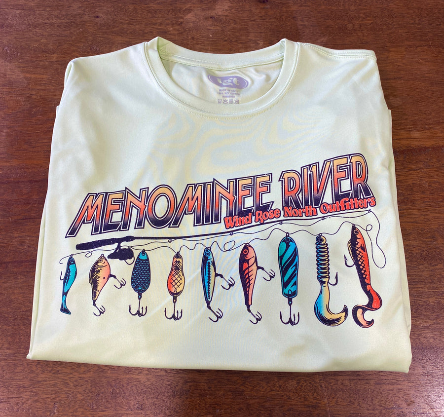Menominee River Unisex Lure Up Adventure Long Sleeve