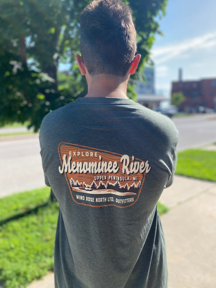 Wind Rose North Men's Menominee River Special Blend Tee Shirt