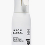 White bottle with black writting and the Jason Markk logo on the front of it that also says Repel in bold lettering.