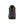 Back of a brown and black shoe that has blue accents against a white background.