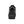 Back view of an all black shoe that has a grey tab on the back against a white background.