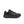 Black athletic shoe on a white background