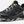 Side view of a black shoe with tan and white accents with a Keen logo on the side against a white background.