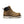 Brown work boot with Keen logo on a white background