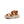 Brown sandal with a beige sole on a white background