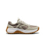 Beige sneaker with white sole on a white background